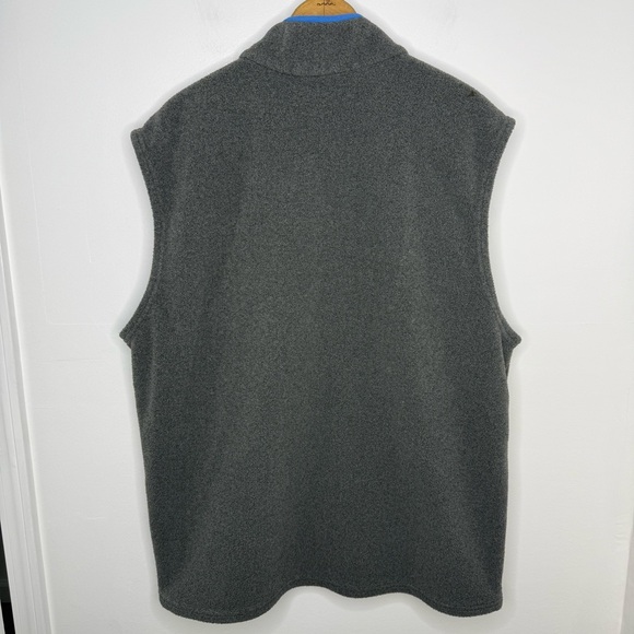 PATAGONIA Synchilla Karstens Gray and Blue Men’s Fleece Vest - Picture 5 of 5